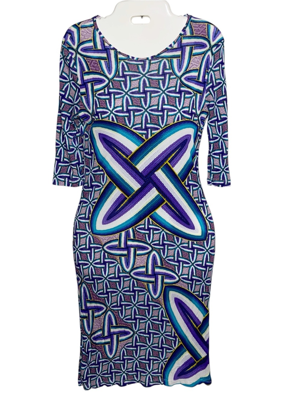 Peter Pilotto Dress Womens Size 6 US Slinky Mesh Stretch Sheath Designer Italy